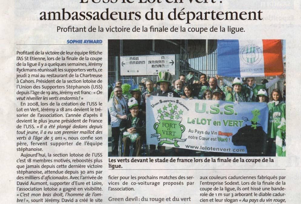 L’USS Le Lot en Vert : Ambassadeurs du département